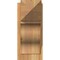 Ekena Millwork Funston Arts & Crafts Rough Sawn Outlooker, Western Red Cedar, 8"W x 14"D x 18"H OUT08X14X18FST03RWR - alternate 4